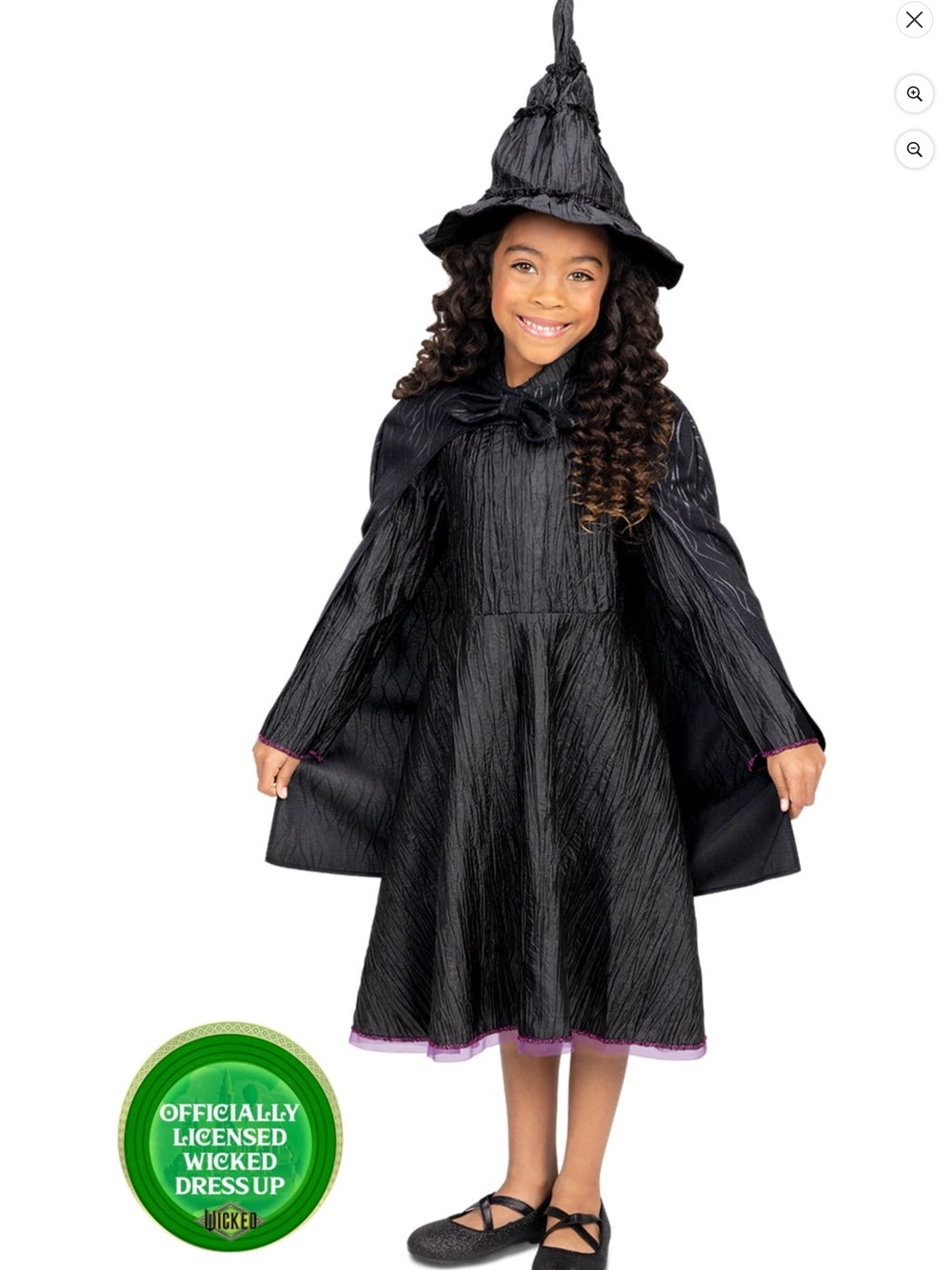 Official Licensed Black Witch Costume for Kids